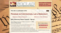 Desktop Screenshot of poclad.org